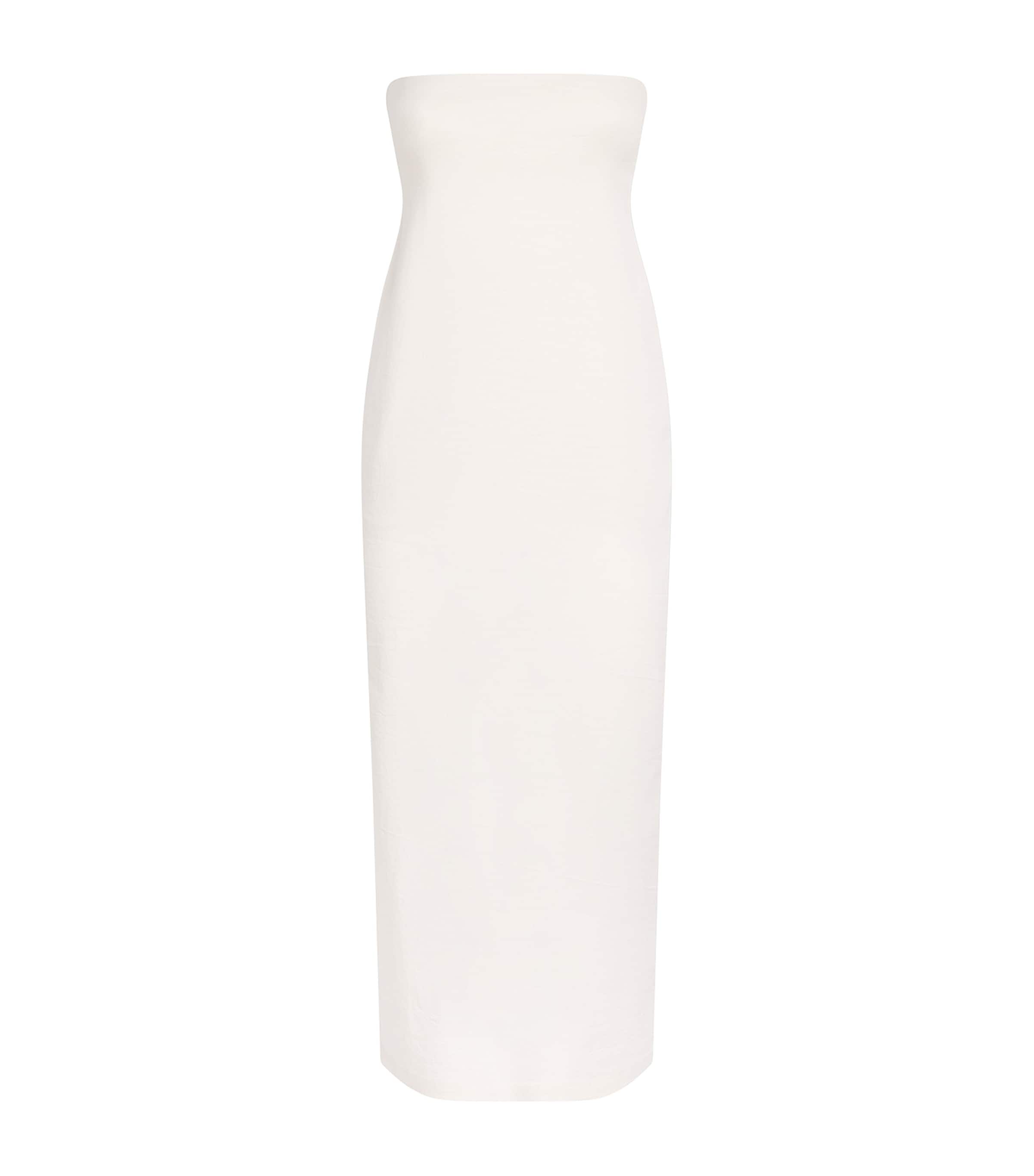 Issey Miyake Womens Allow High-Rise Maxi Skirt Off White