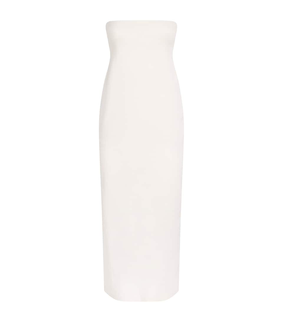 Issey Miyake Womens Allow High-Rise Maxi Skirt Off White