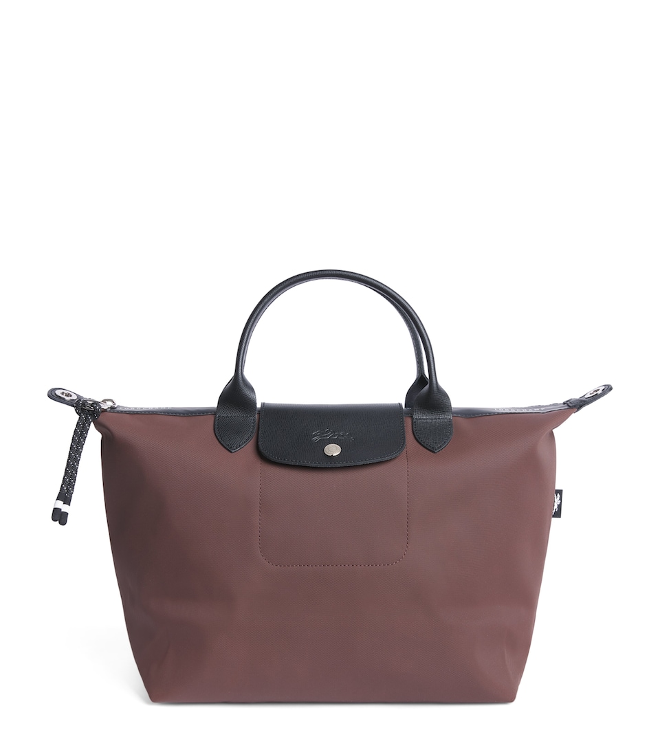 Longchamp Large Le Pliage Energy Top-Handle Bag Cacao