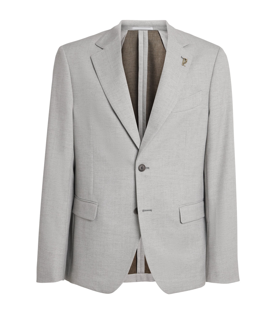 Pal Zileri Mens Active Blazer Light Grey