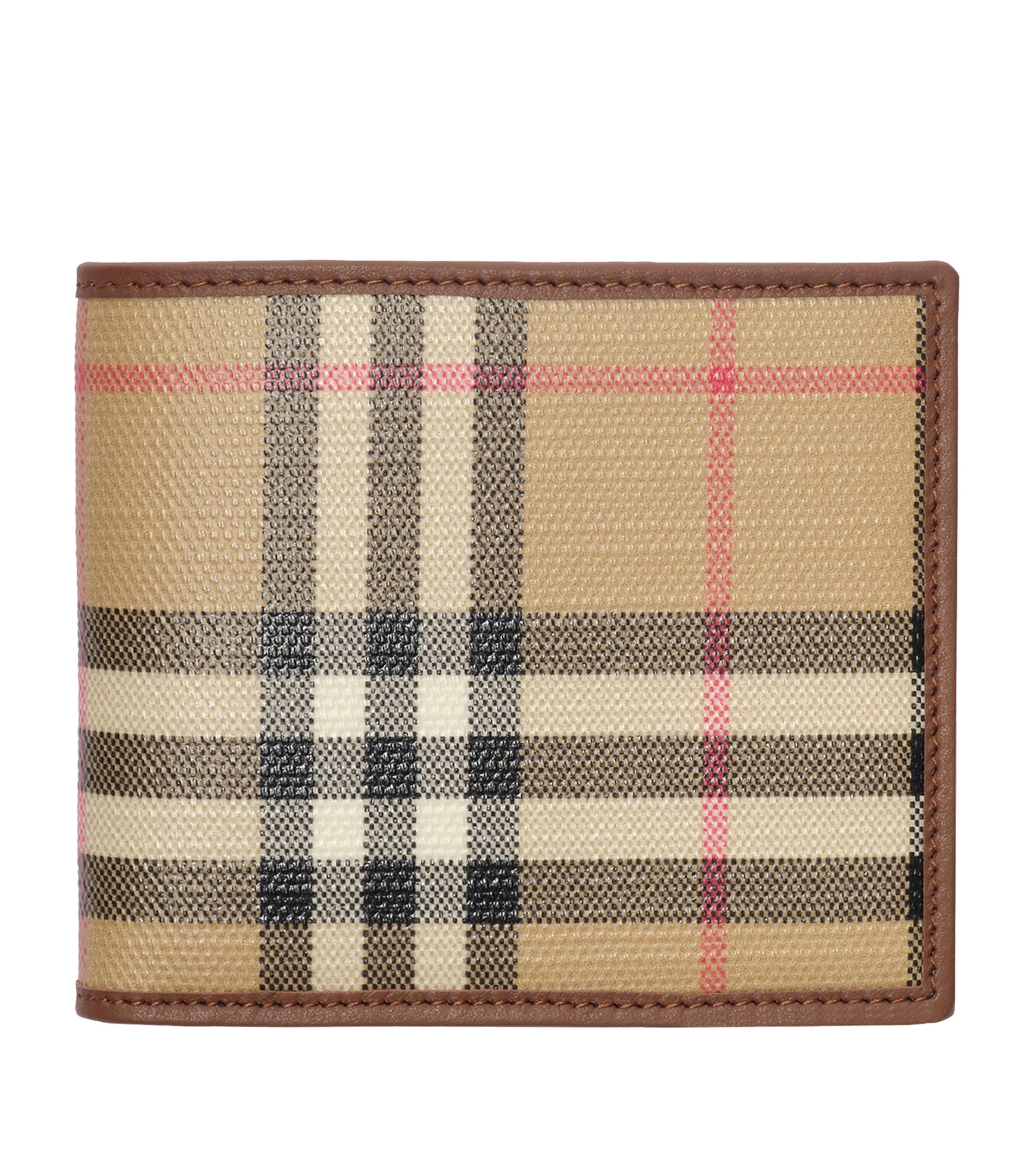 Burberry Check Bifold Wallet Archive Beige