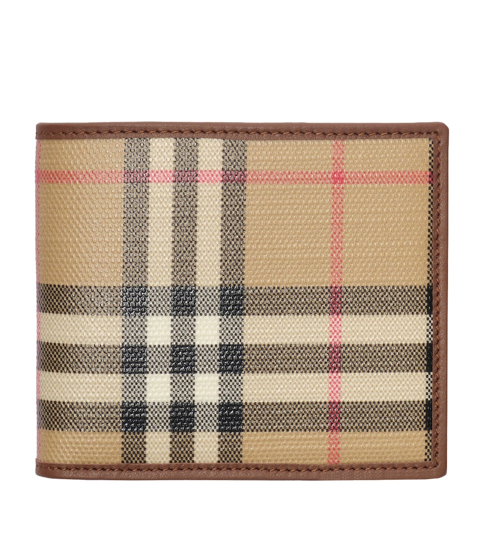 Burberry Check Bifold Wallet Archive Beige