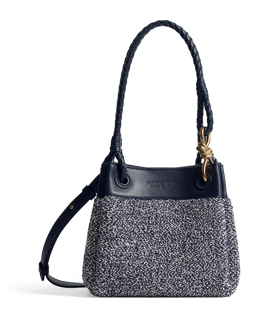 Bottega Veneta Raffia Parachute Shoulder Bag