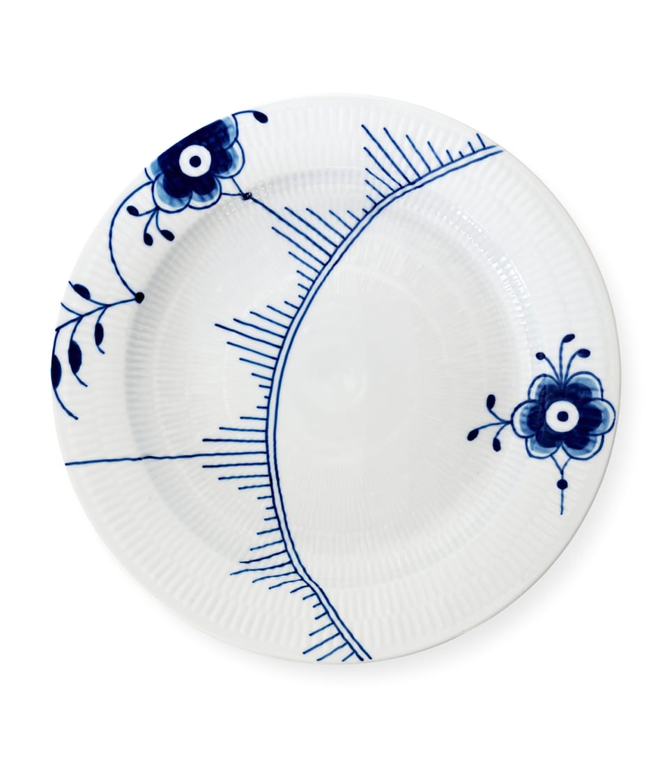Royal Copenhagen Blue Fluted Mega Round Dish (33cm) Blue