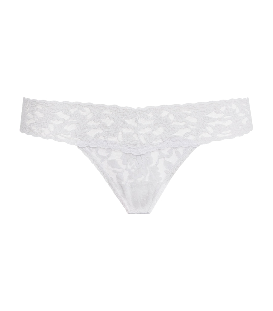 Lace Low-Rise Thong