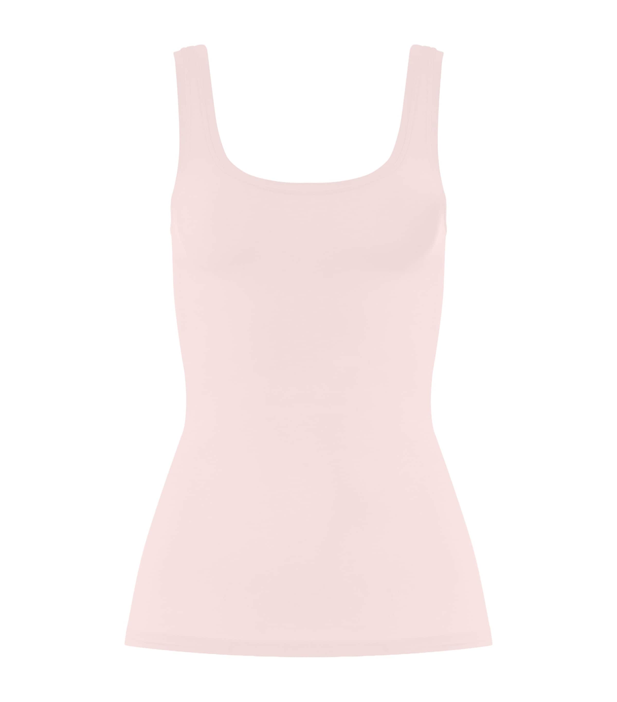 Hanro Womens Touch Feeling Tank Top Rosewater
