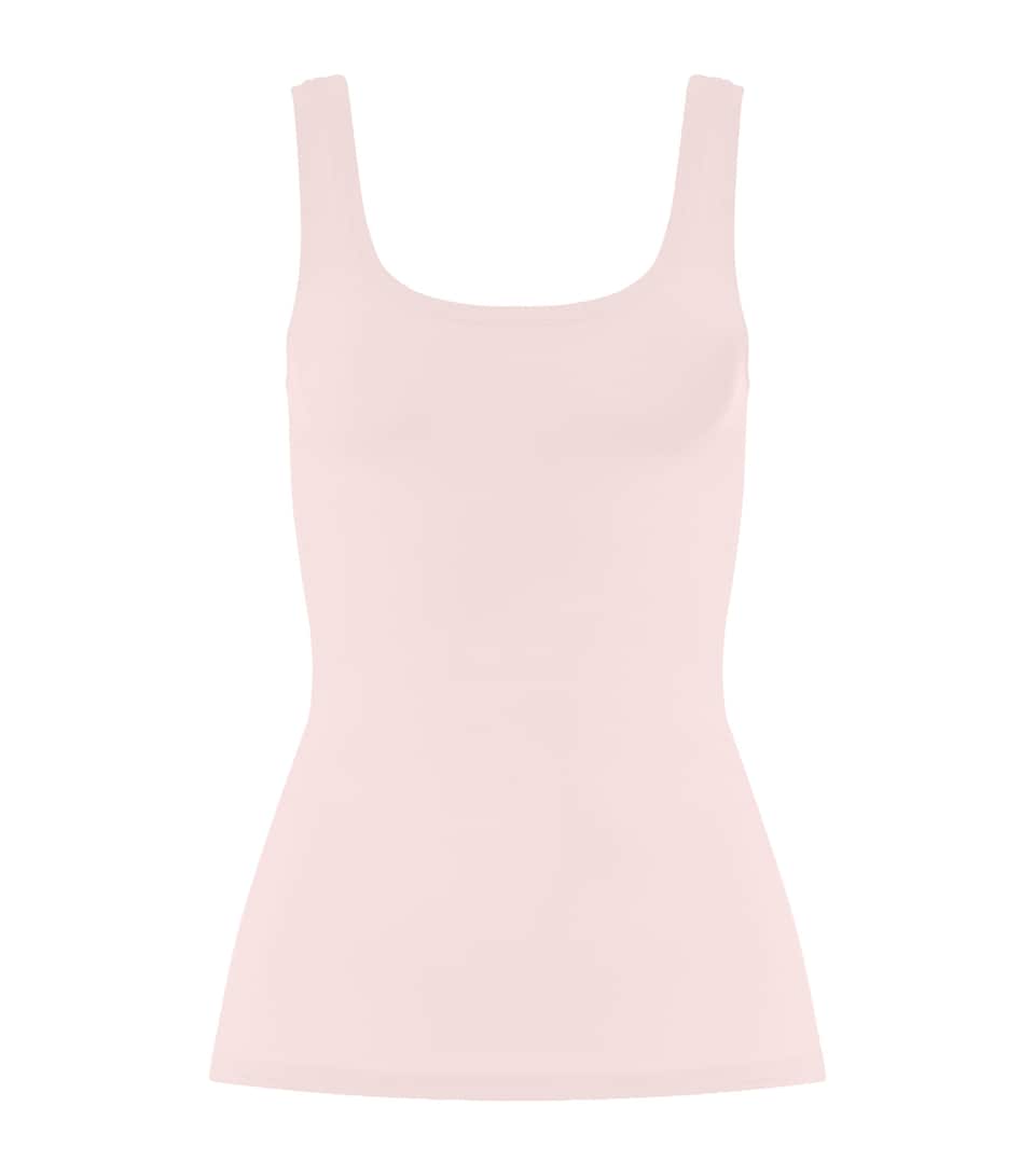 Hanro Womens Touch Feeling Tank Top Rosewater