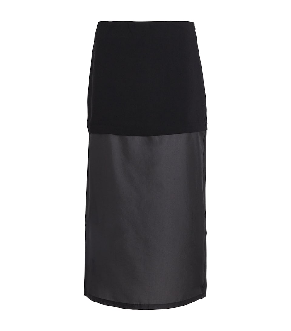Crepe Bardi Midi Skirt