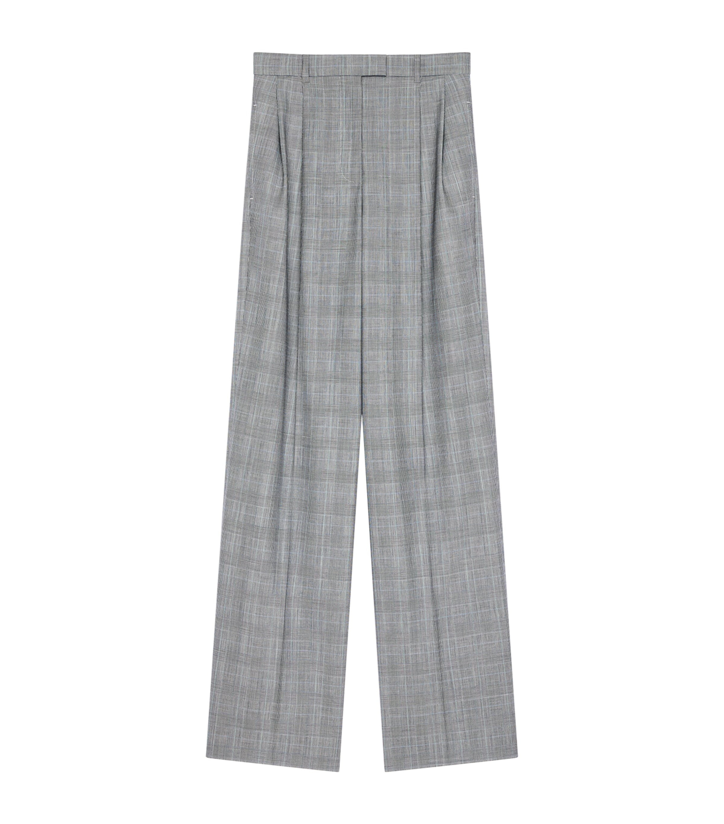 Givenchy Womens Wool Wide-Leg Tailored Trousers