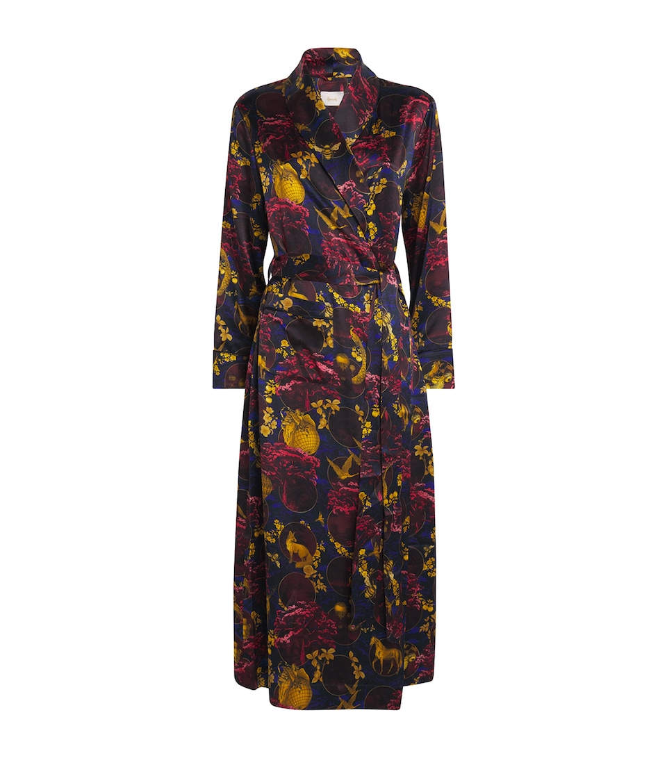 Silk Toile Night Robe
