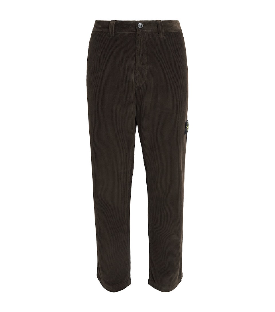 Stone Island Mens Organic Corduroy Trousers