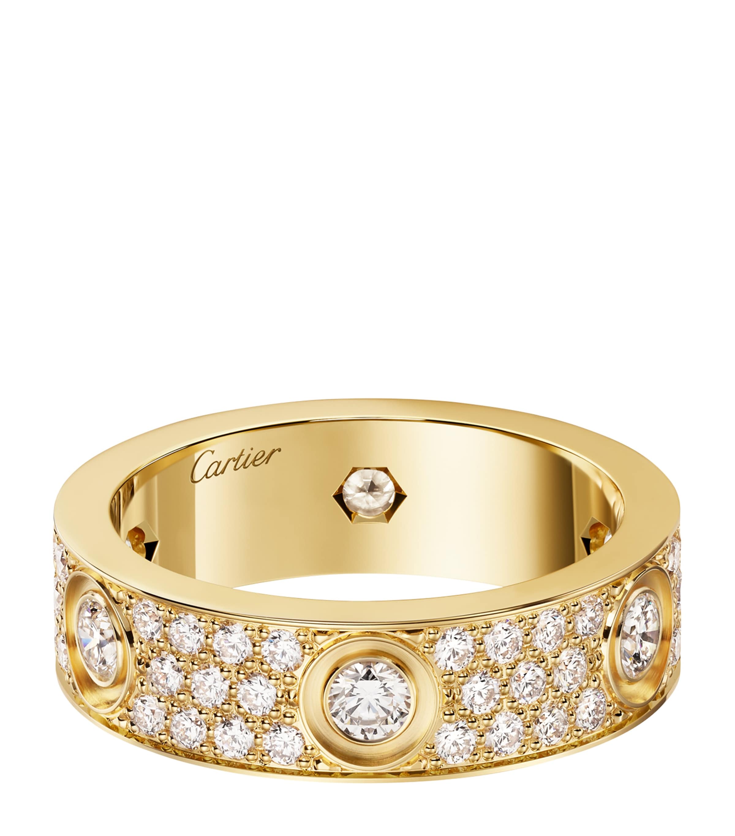 Cartier Yellow Gold and Diamond LOVE Ring Yellow Gold