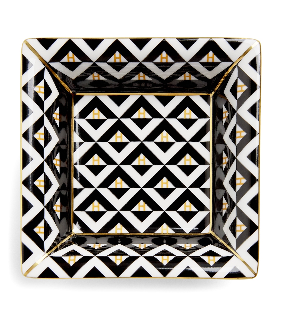 Geometric Square Trinket Tray (12cm x 12cm)