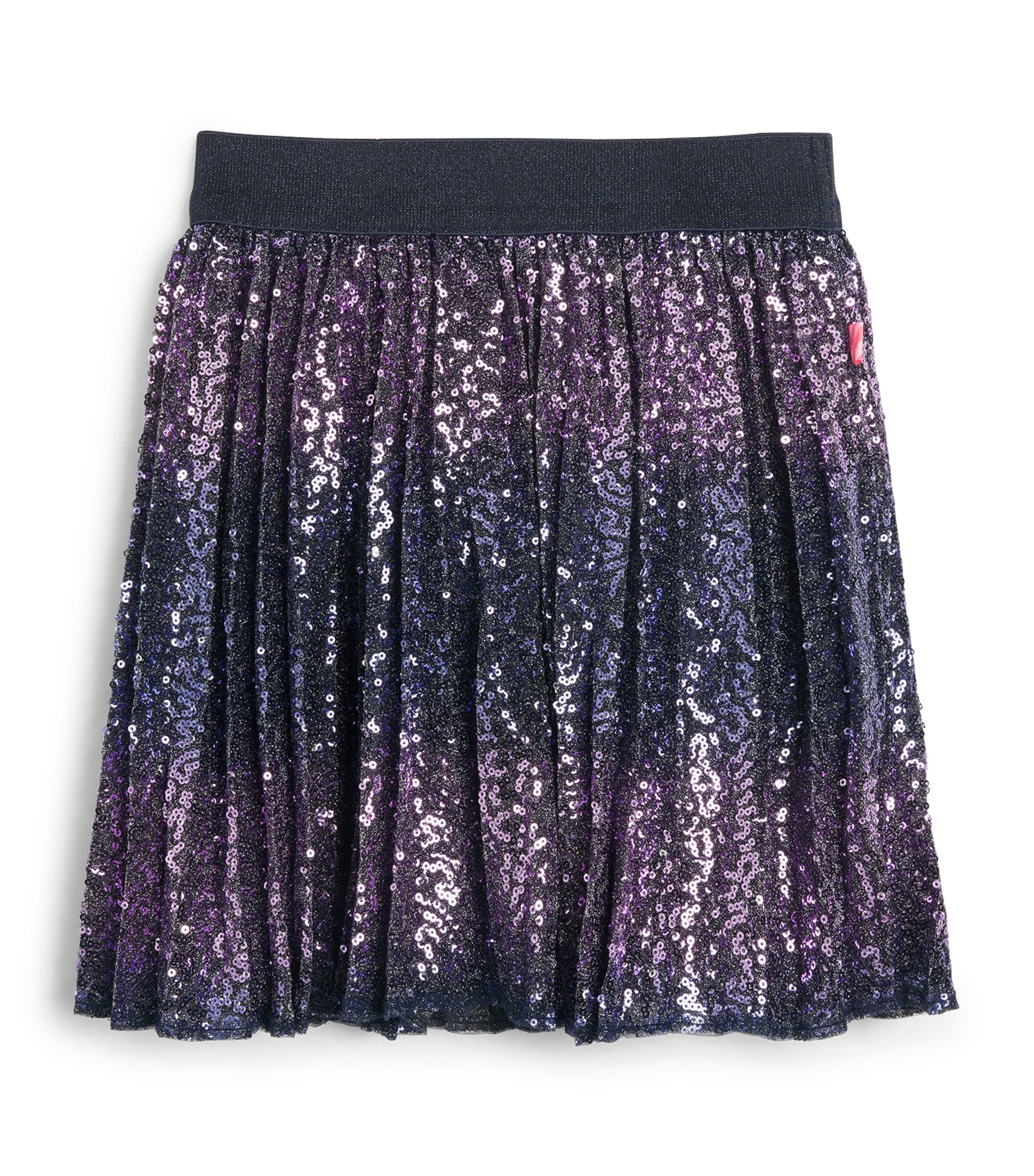 Billieblush Sequin Skirt (4-12 Years) Navy