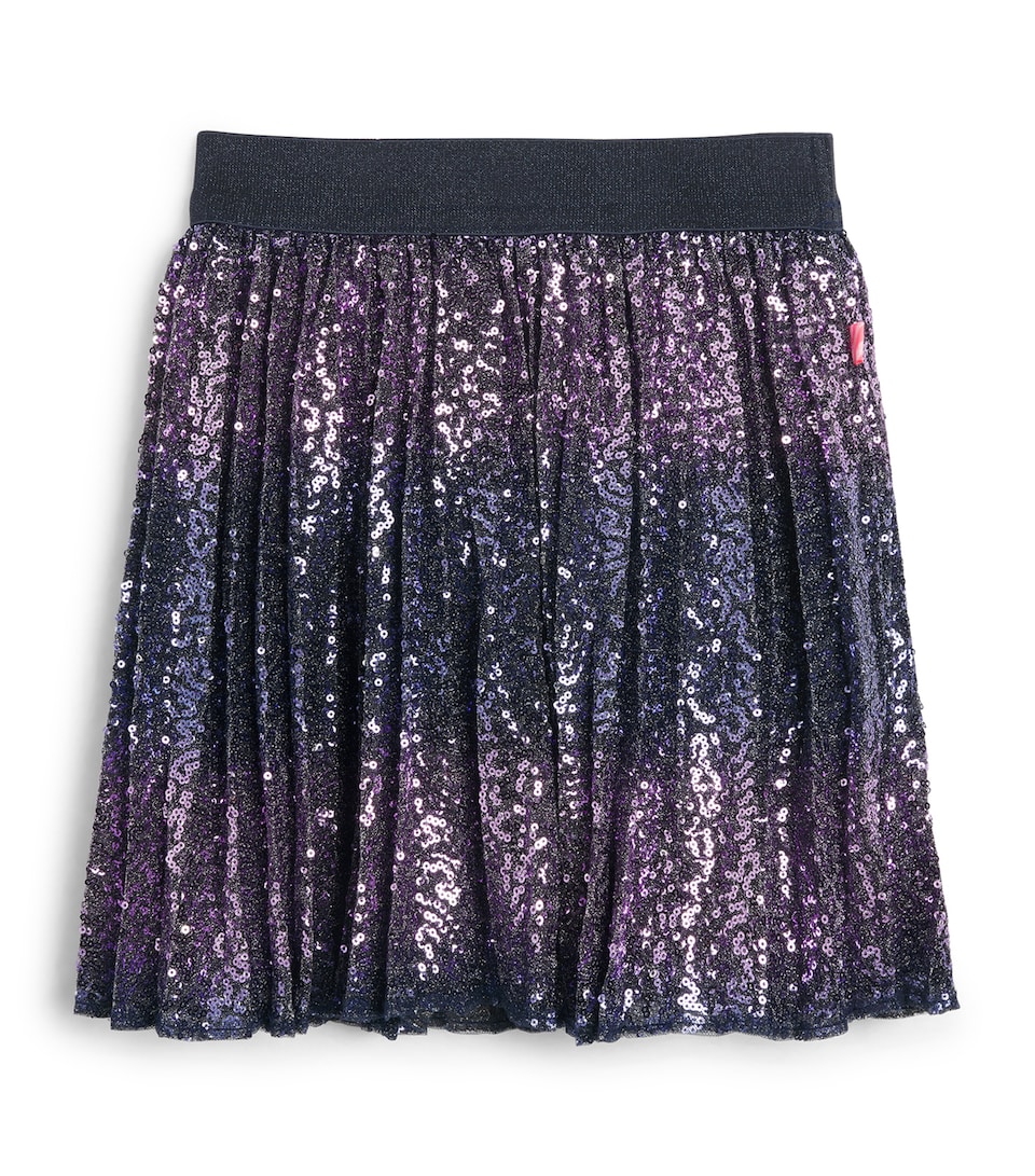 Billieblush Sequin Skirt (4-12 Years) Navy