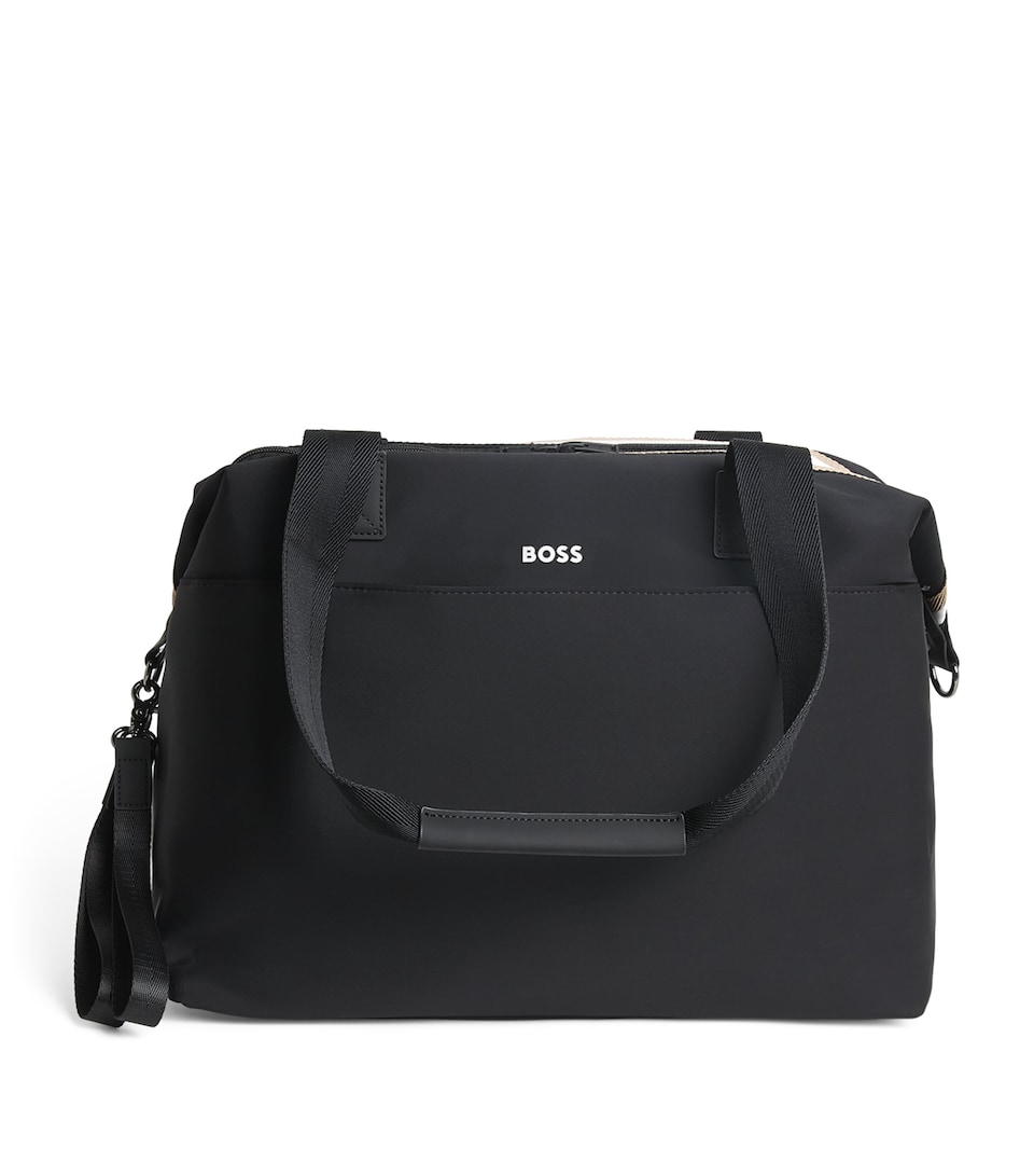 BOSS Kidswear Logo Changing Bag Black
