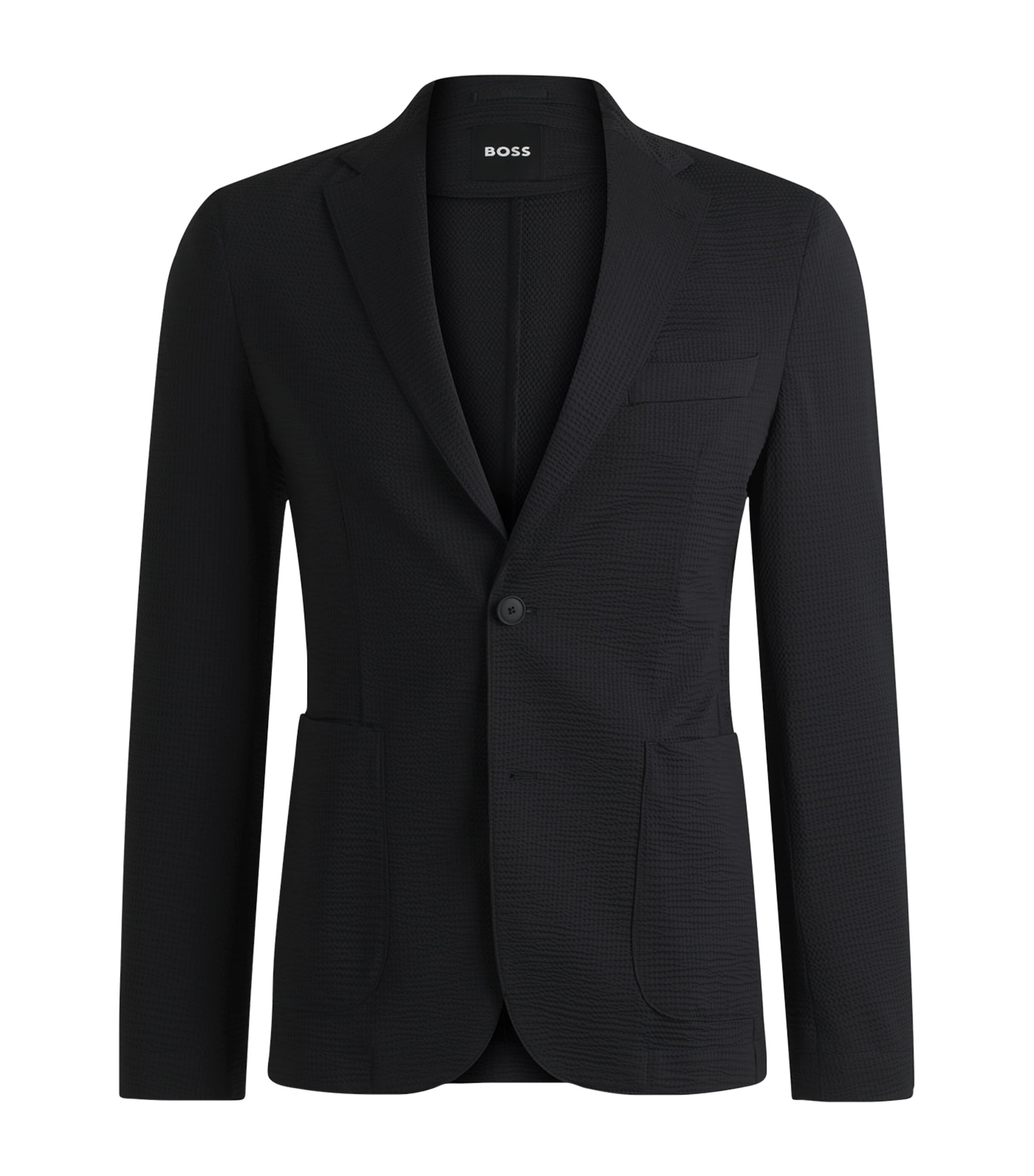 Seersucker Slim Blazer