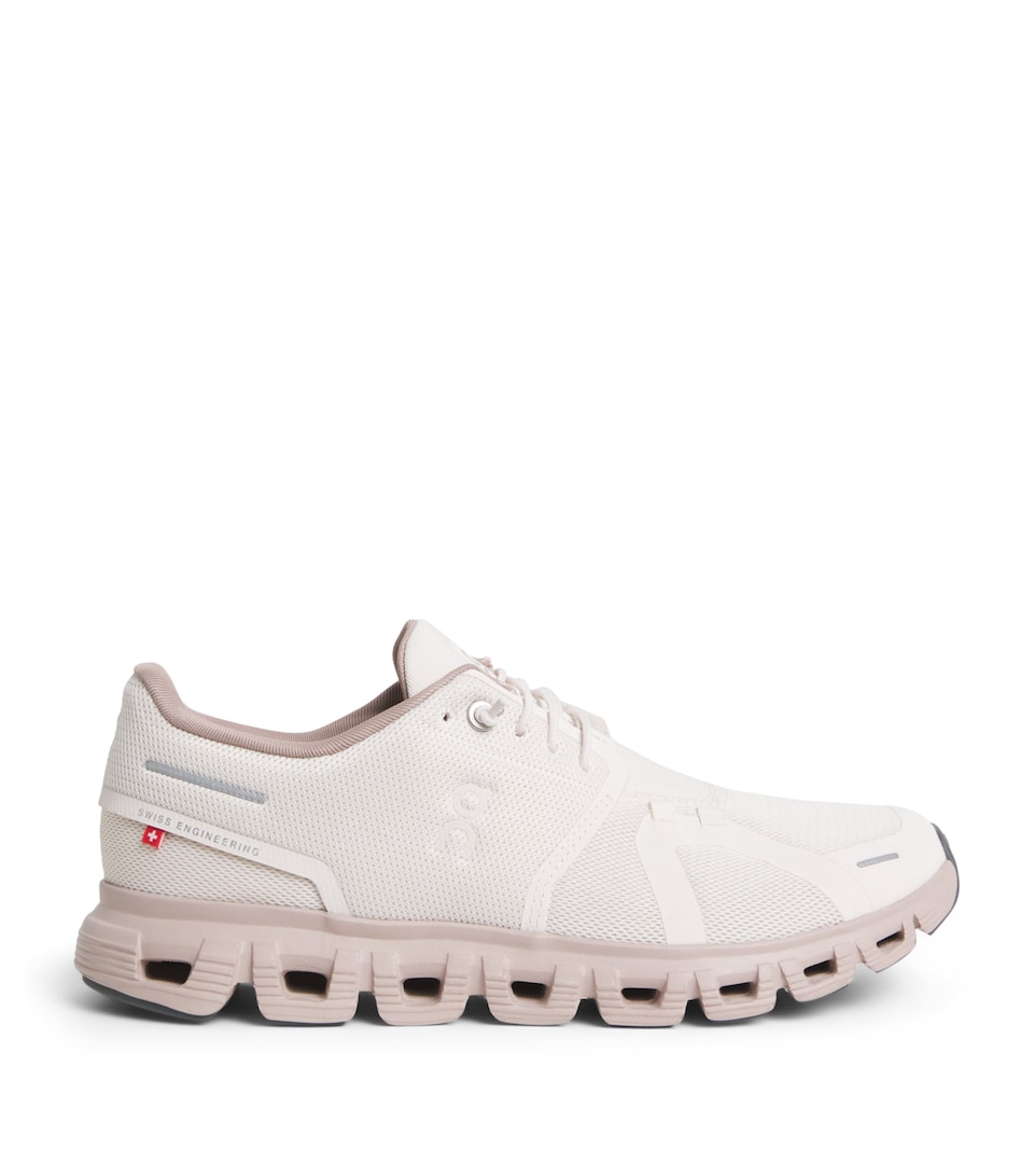 On Womens Cloud 6 Trainers Oyster | Biscuit