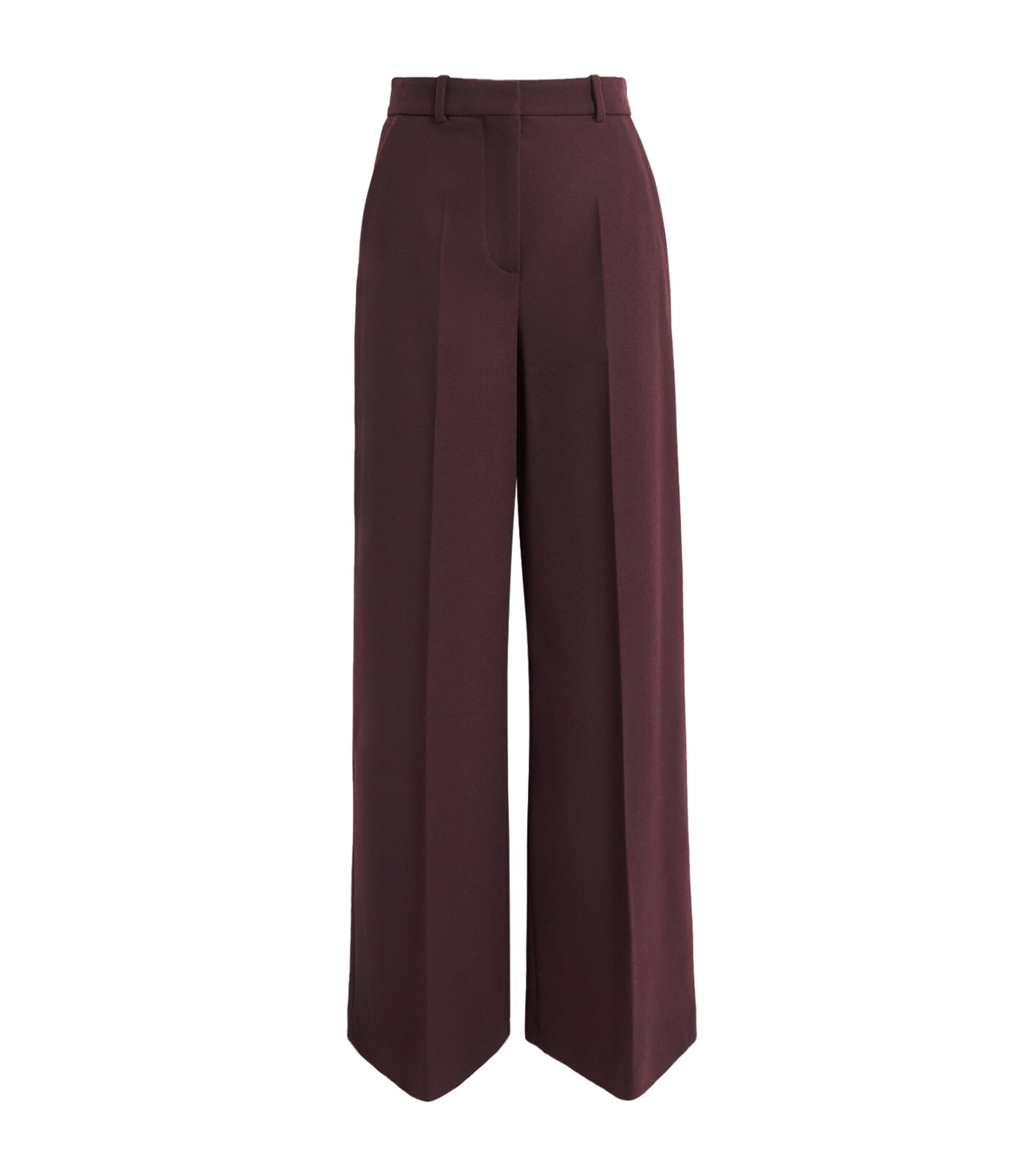 Wool-Blend Alana Wide-Leg Trousers