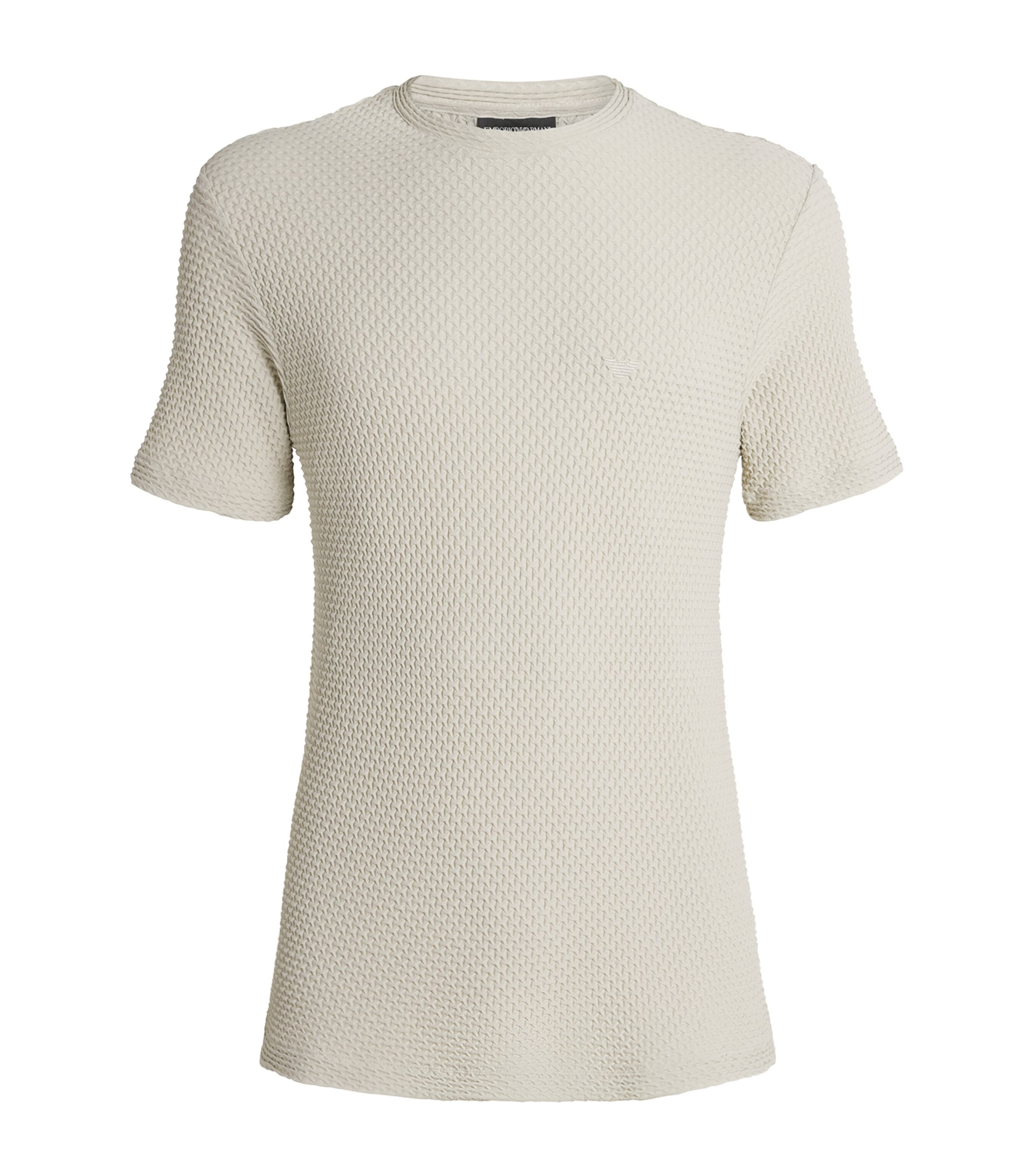 Emporio Armani Mens Textured T-Shirt