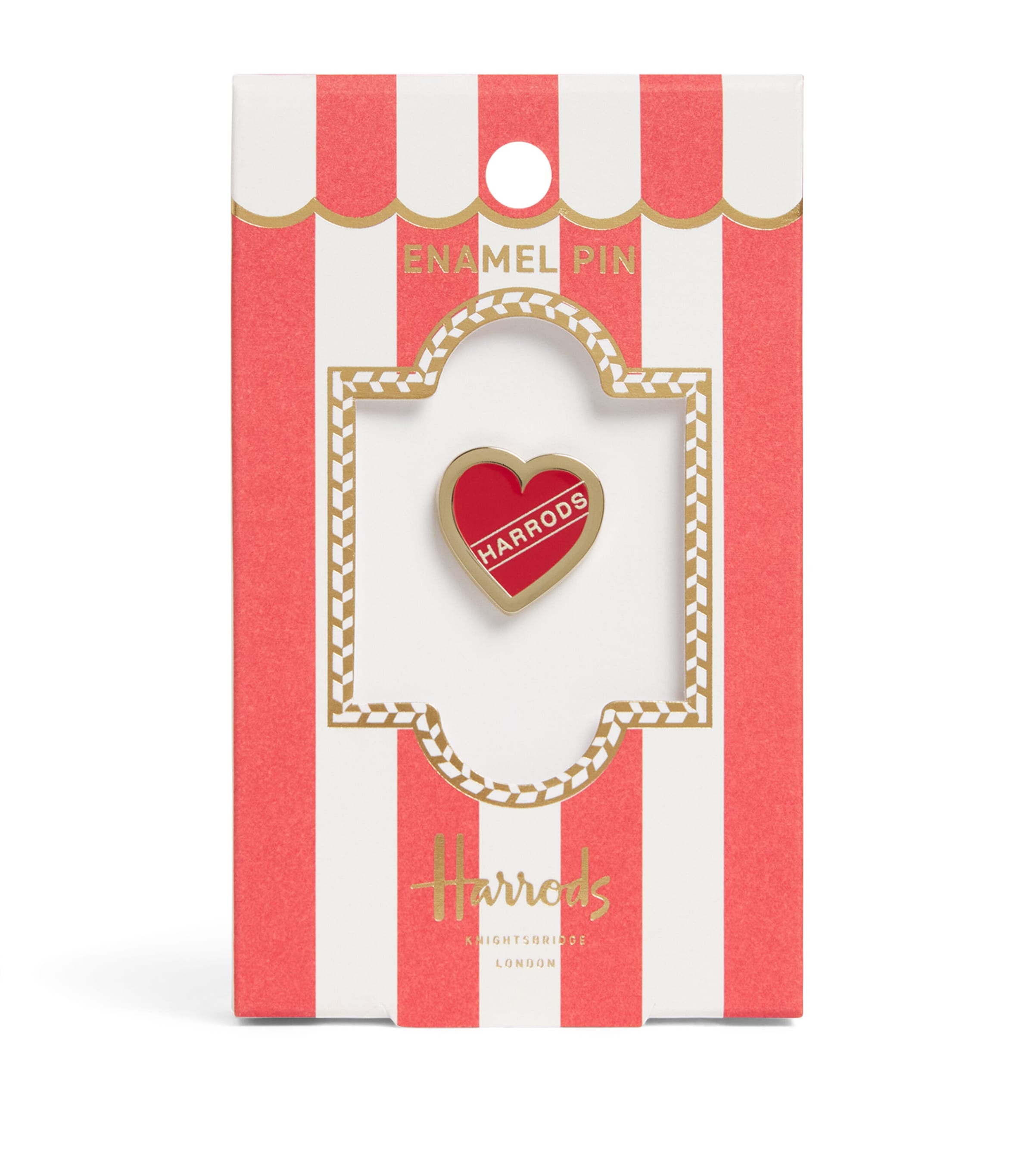 Enamel Heart Pin Badge