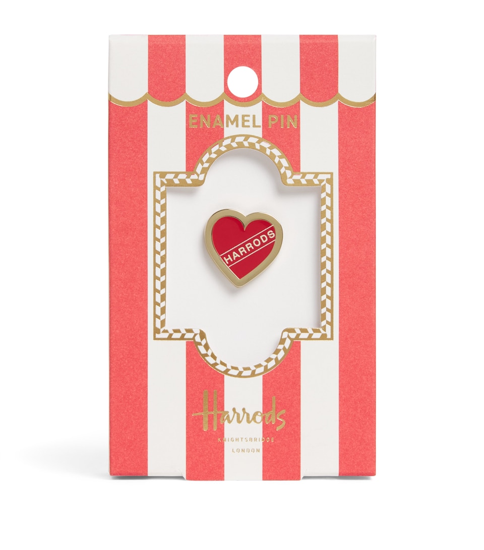 Enamel Heart Pin Badge