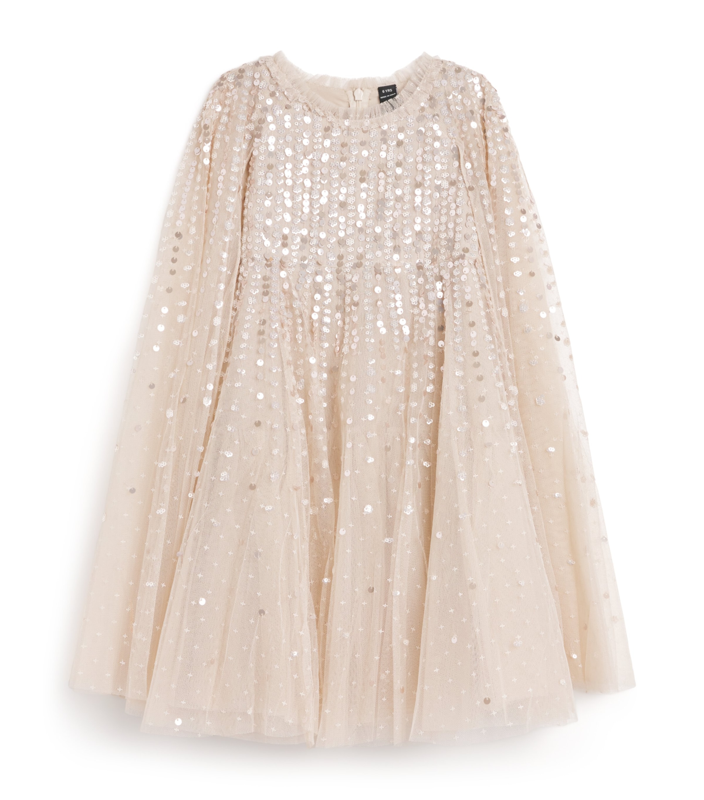Tulle Cape Moonlight Dress (4-12 Years)