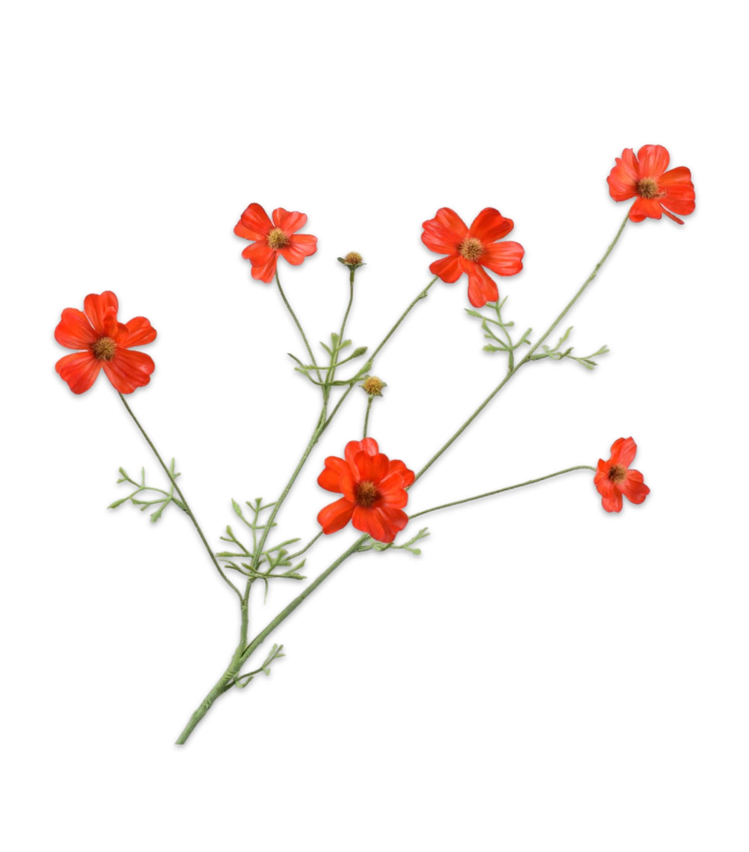 Silk-Ka Silk Cosmos Flower Orange/red