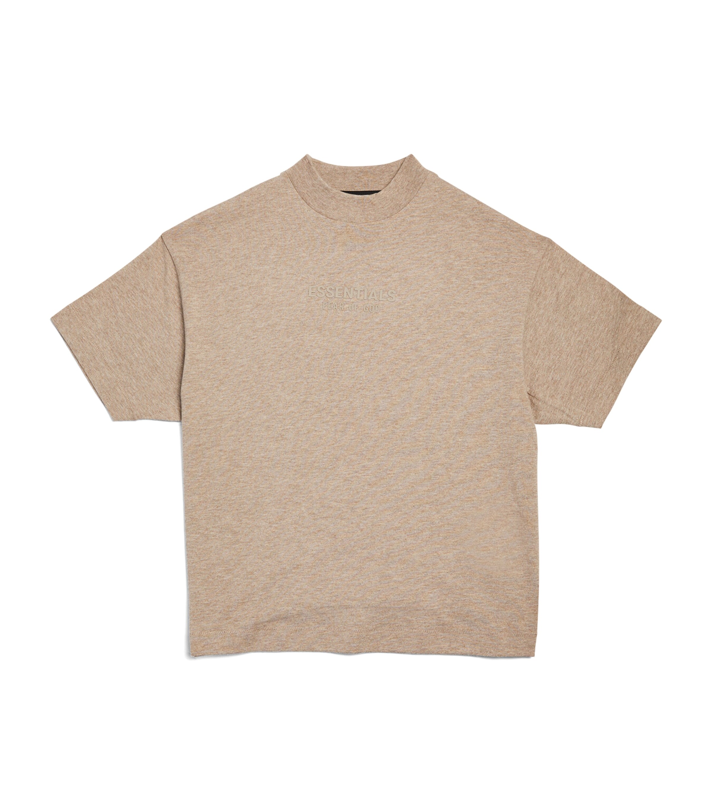 FEAR OF GOD ESSENTIALS KIDS Cotton Logo T-Shirt (2-16 Years) Core Heather