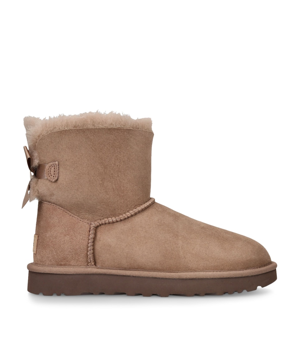 Suede Mini Bailey Bow II Ankle Boots