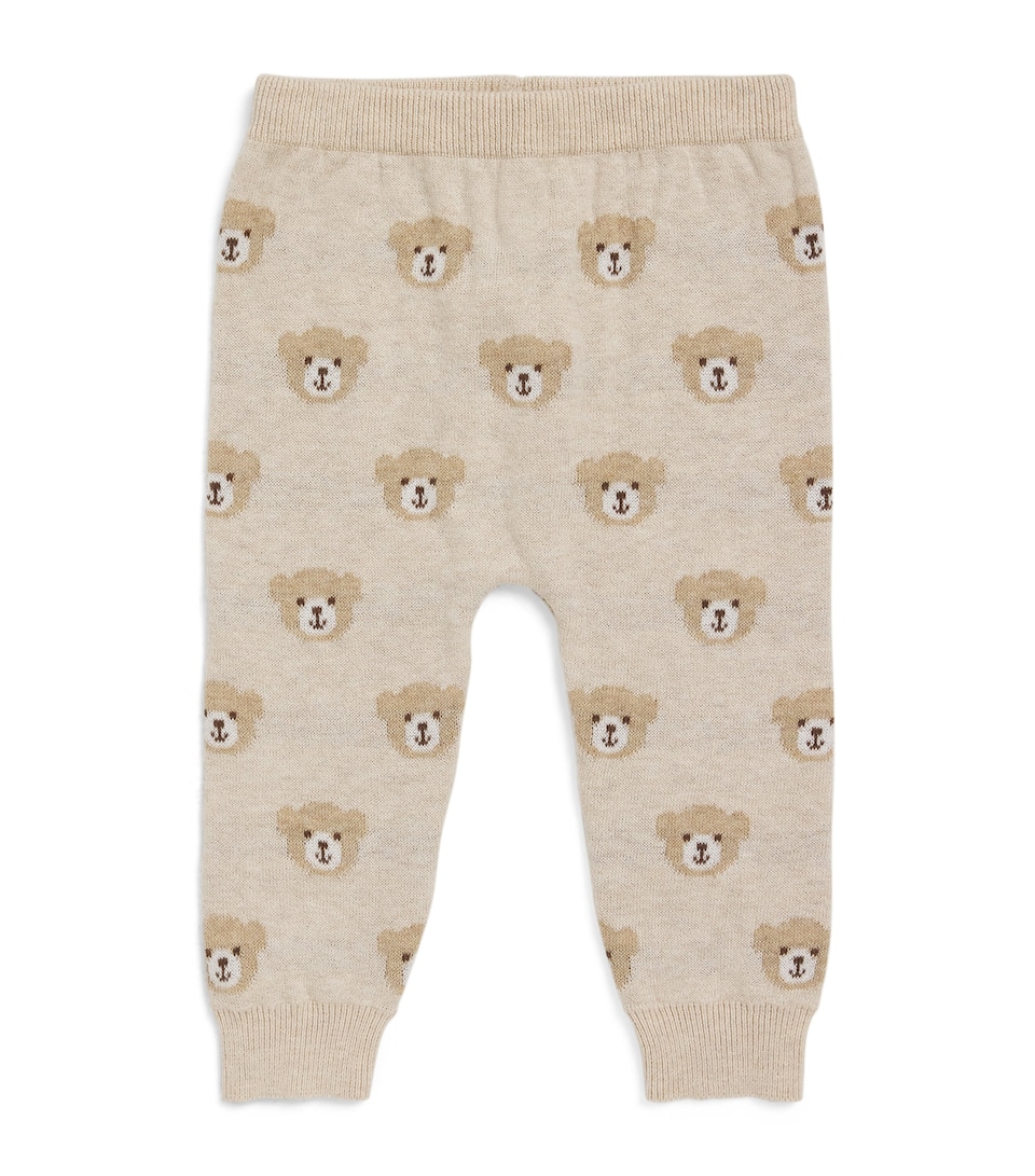 Harrods Organic Cotton Henry Bear Trousers (0-24 Months) Beige