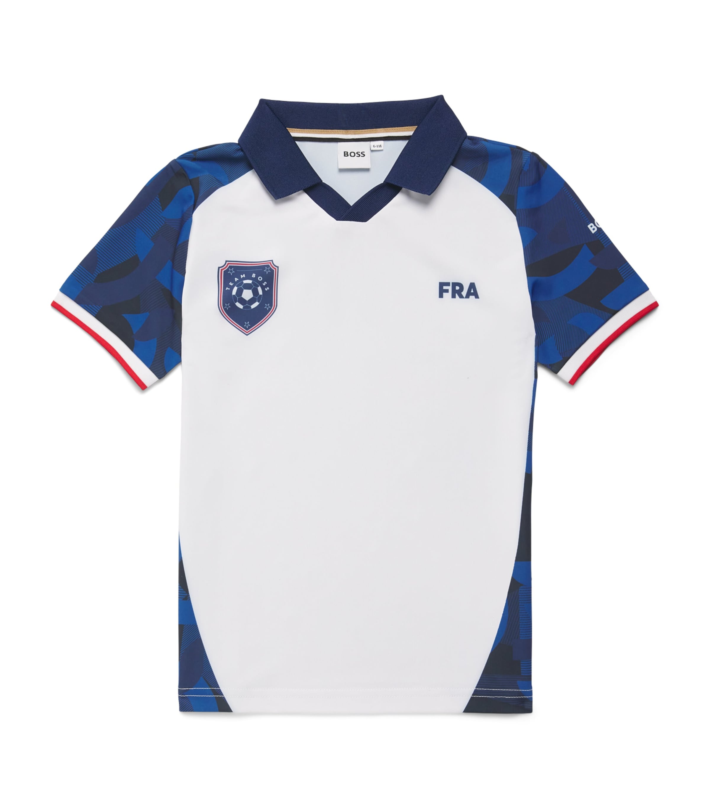 France Print Football T-Shirt (4-16 Years)