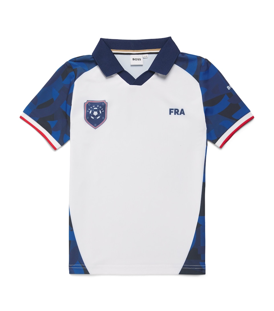 France Print Football T-Shirt (4-16 Years)