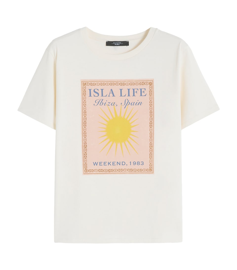 Cotton Isla Life Graphic T-Shirt