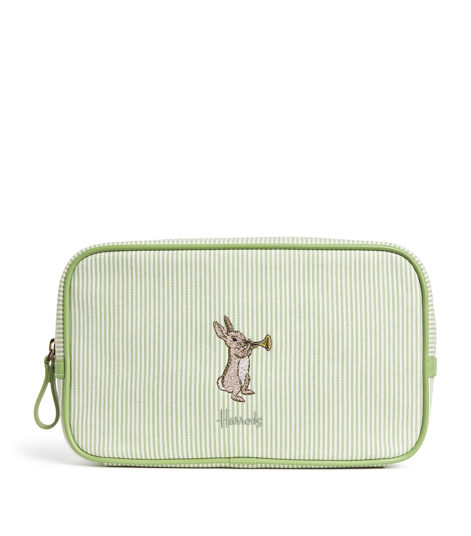 Stripe Embroidered Nursery Pouch