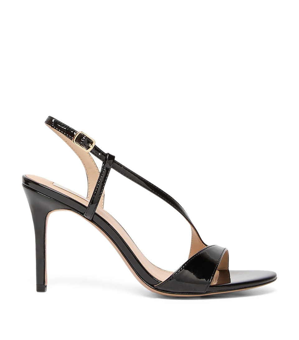 Marina Rinaldi Mirror-Finish Sandals 100 Black