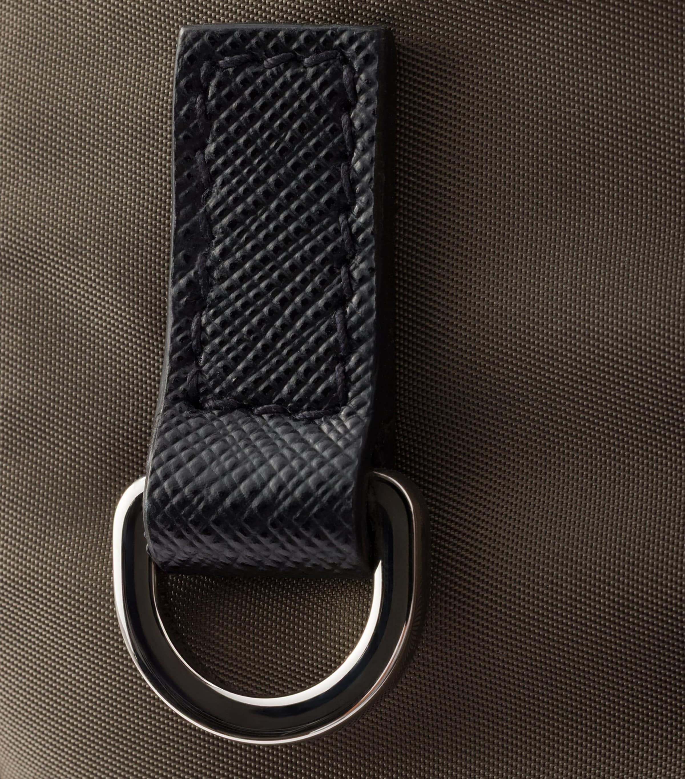 Prada Re-Nylon and Saffiano Leather Backpack Grey