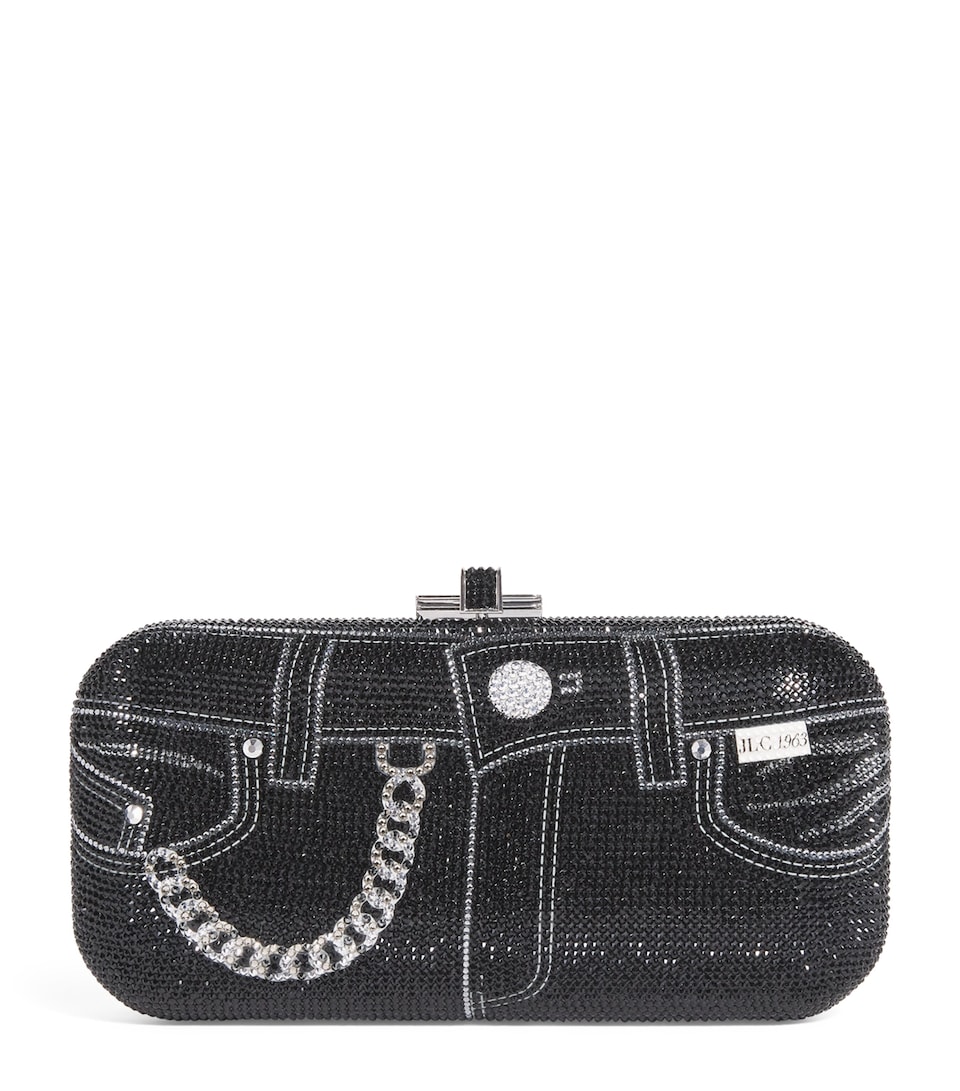 Crystal Jeans Long Slide Clutch Bag