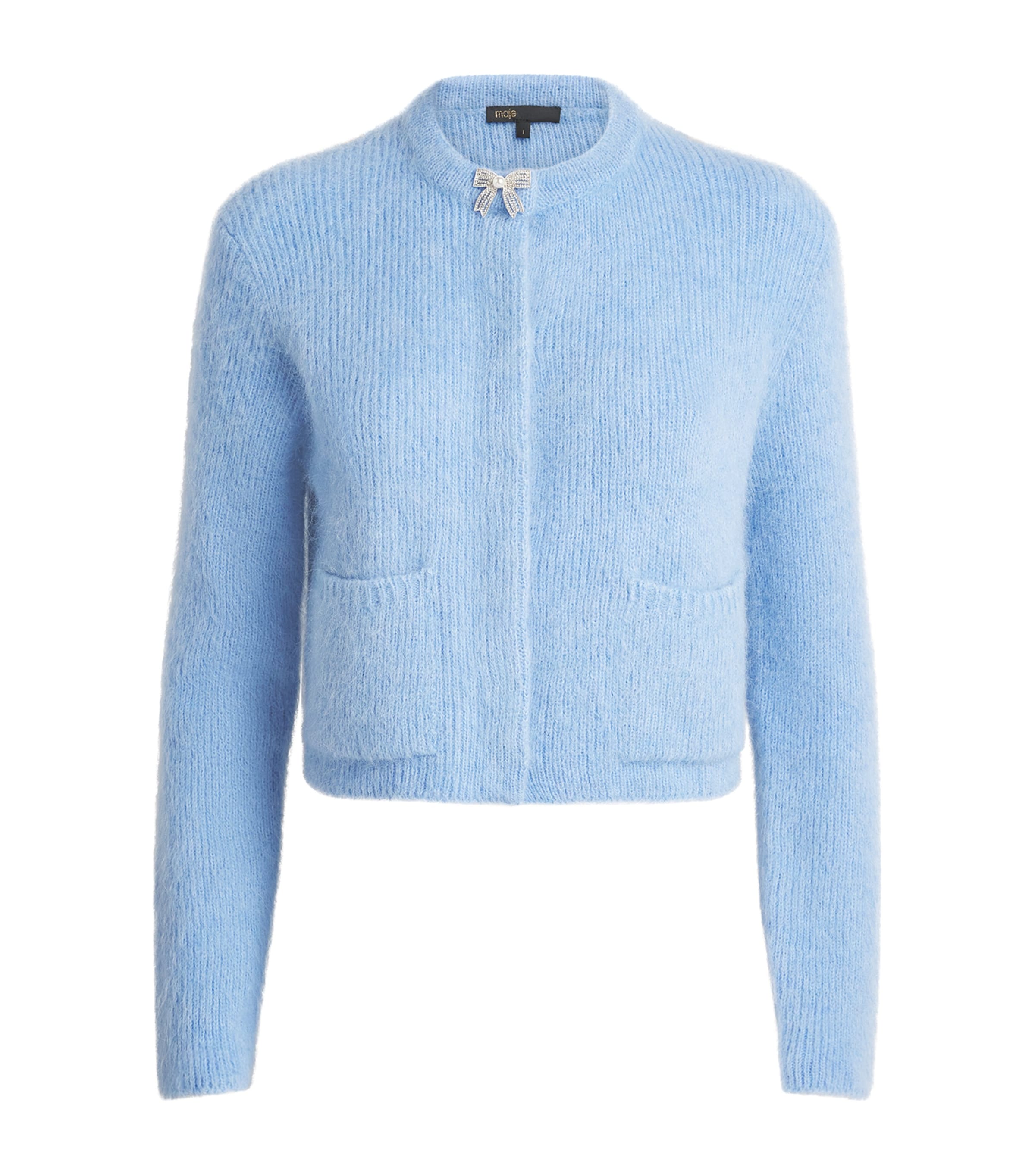 Cropped Bow Cardigan