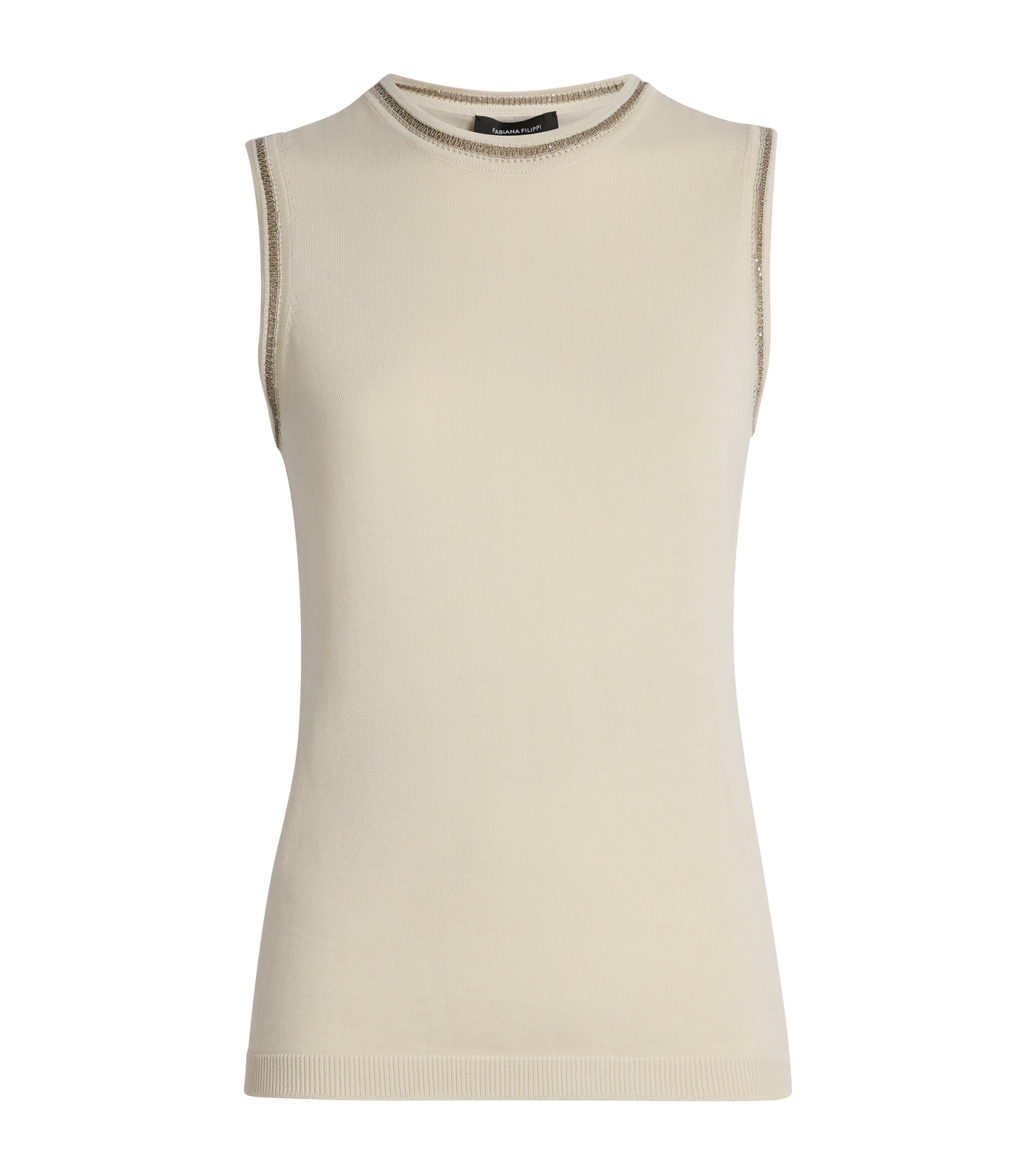 Cotton Rib-Knit Tank Top