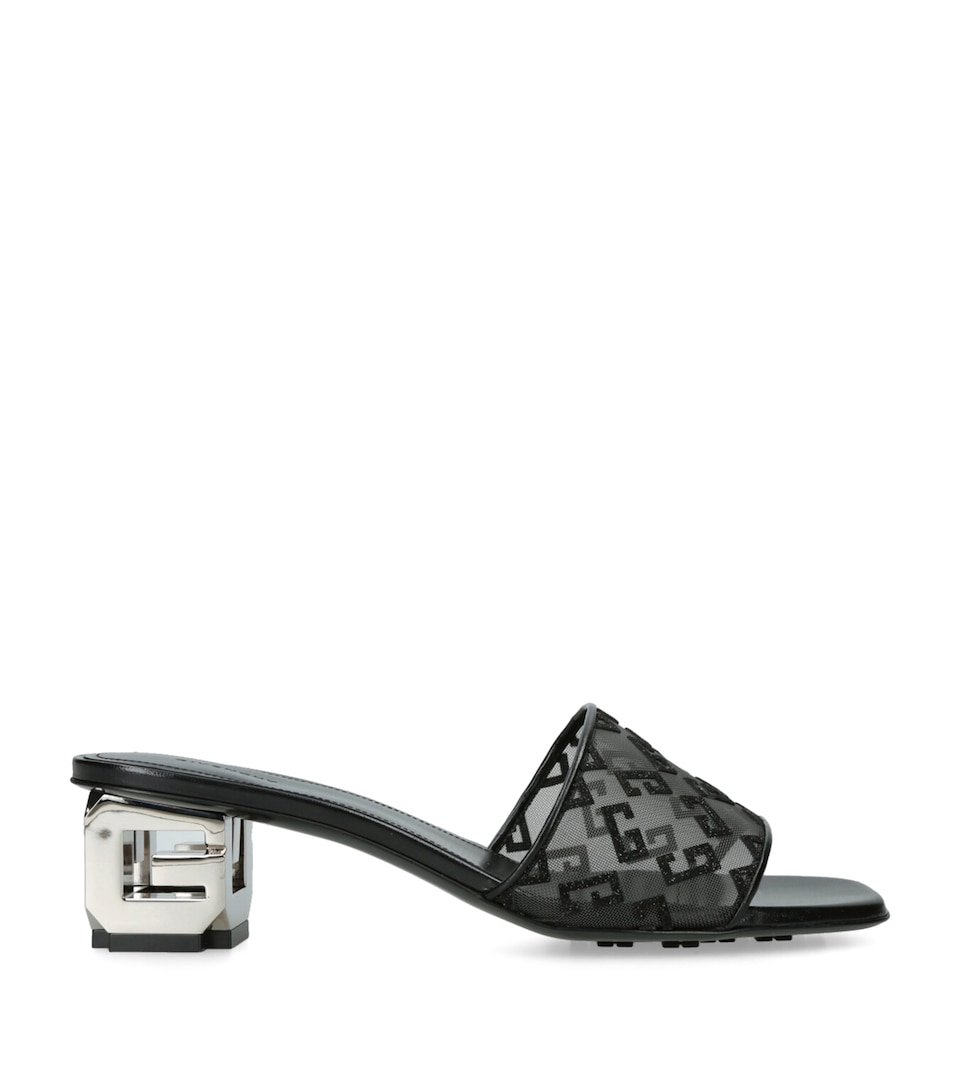 Mesh G Cube Mules 45