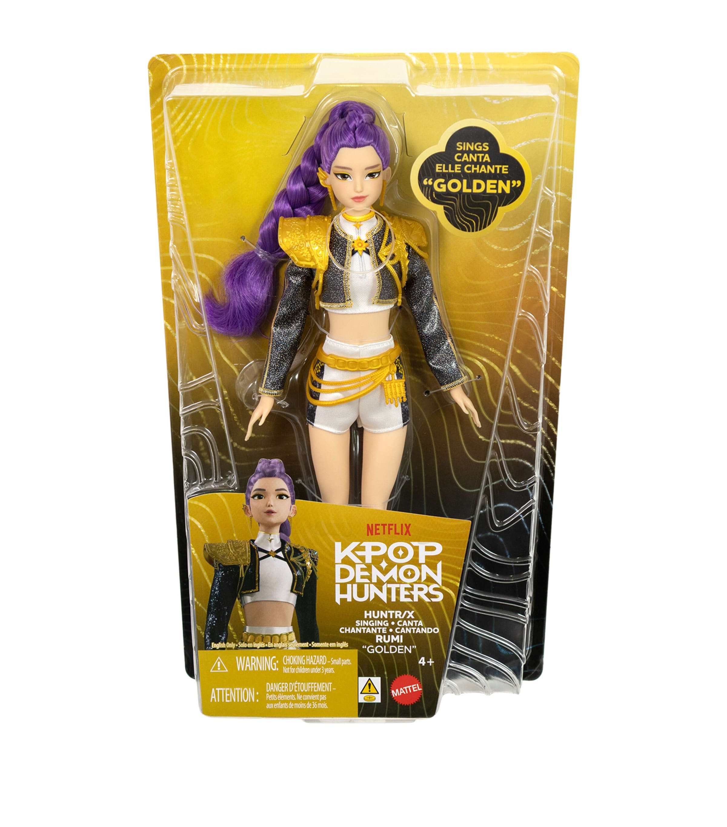 Gui Gui KPop Demon Hunters Rumi Golden Singing Doll