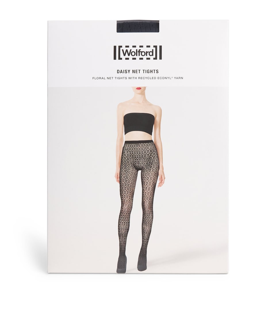 Wolford Womens Daisy Net Tights Black