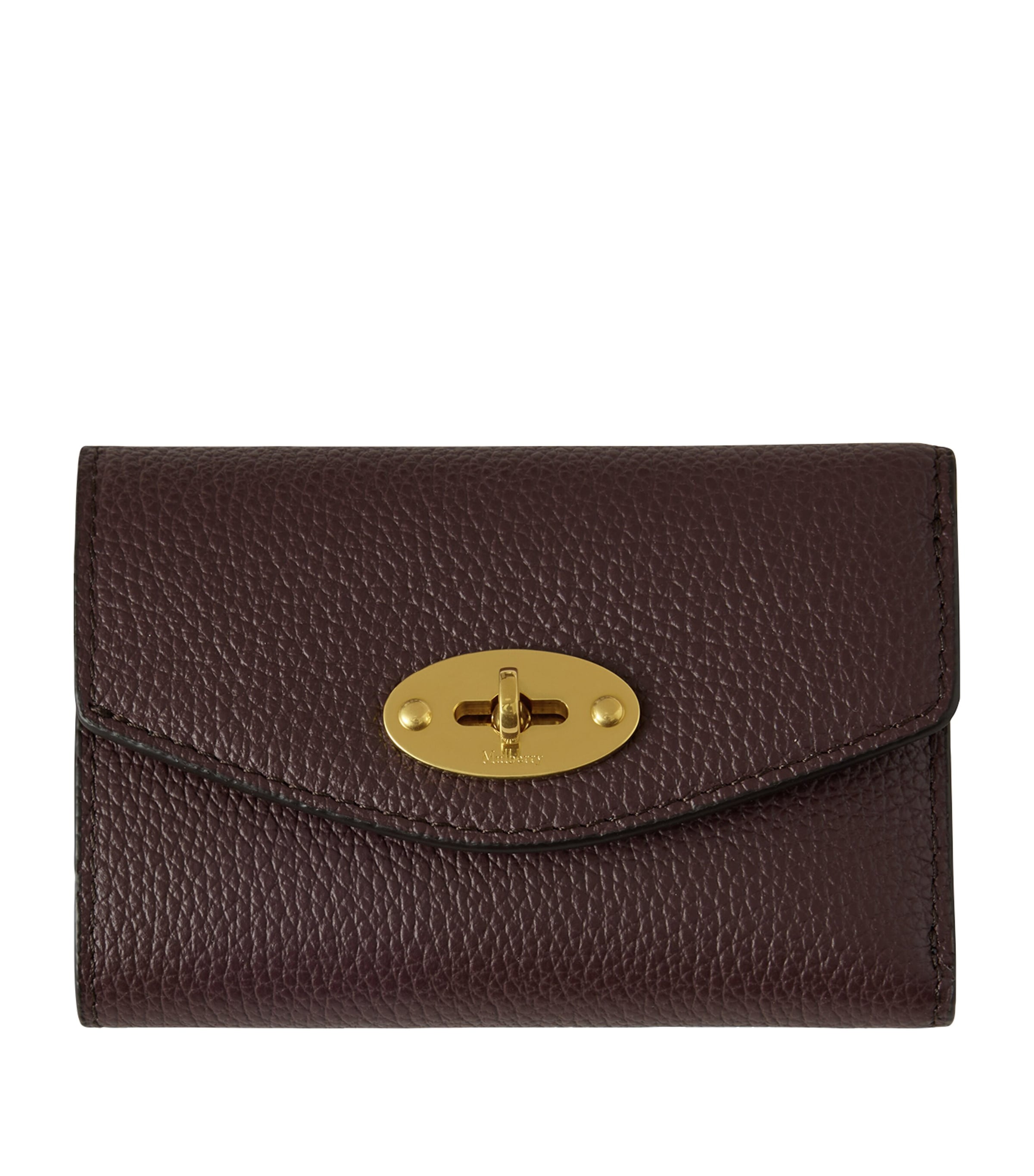 Mulberry Leather Darley Folded Wallet Oxblood