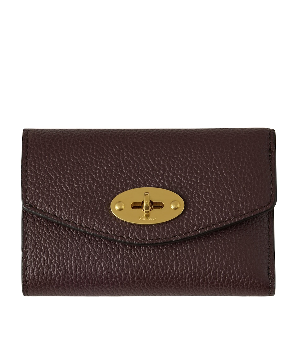 Mulberry Leather Darley Folded Wallet Oxblood