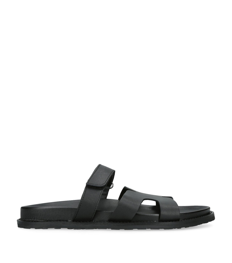 Suede Manu Slides