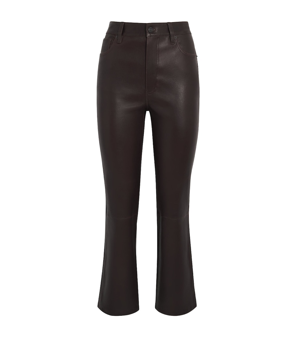 The Leather Reboot Crop Trousers