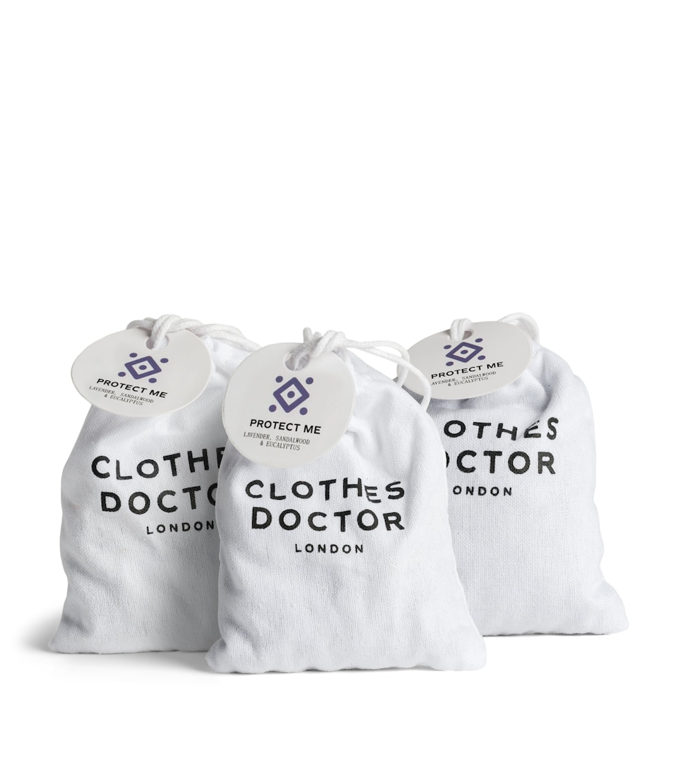 Clothes Doctor Protect me Natural Moth-Repellent Scent Bags (Pack of 3) Grey