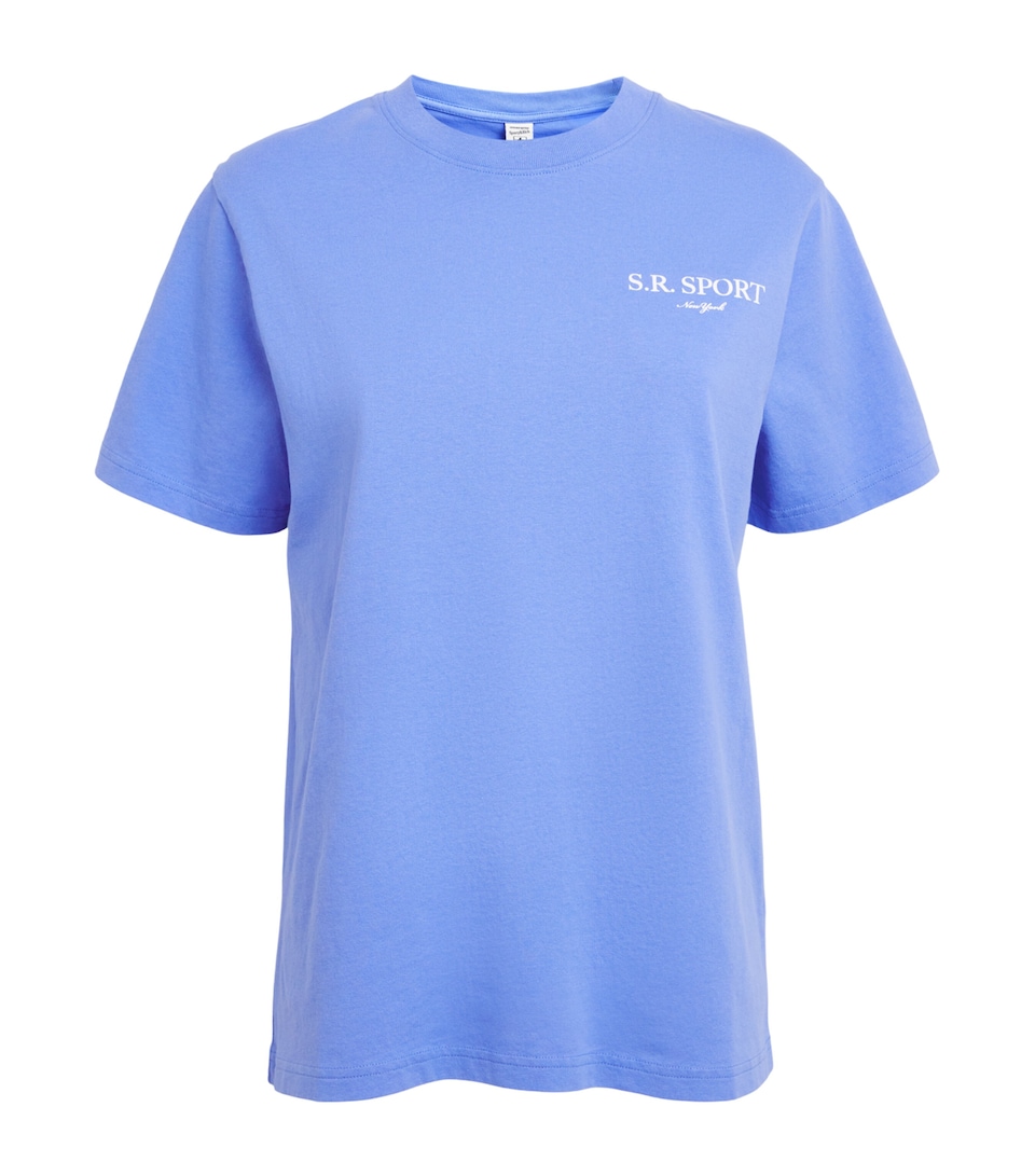 Sporty & Rich Womens Wimbledon T-Shirt Softee White