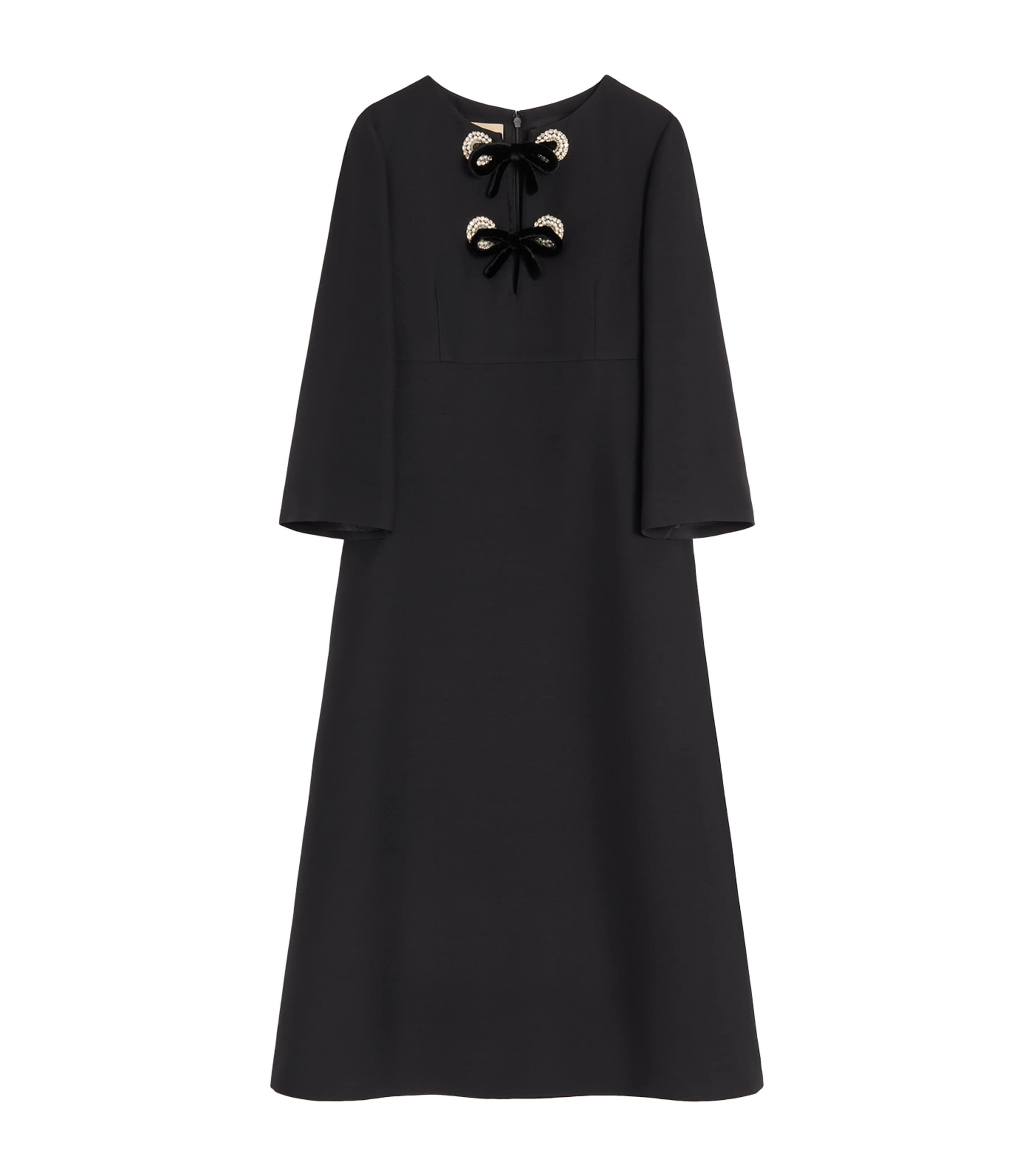 Wool-Silk Maxi Dress